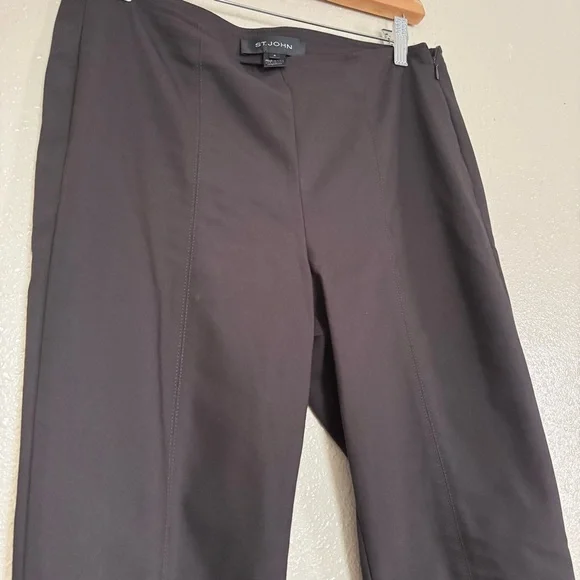 St John Black Skinny Ankle Cut Cigarette Pants - Picture 5 of 8